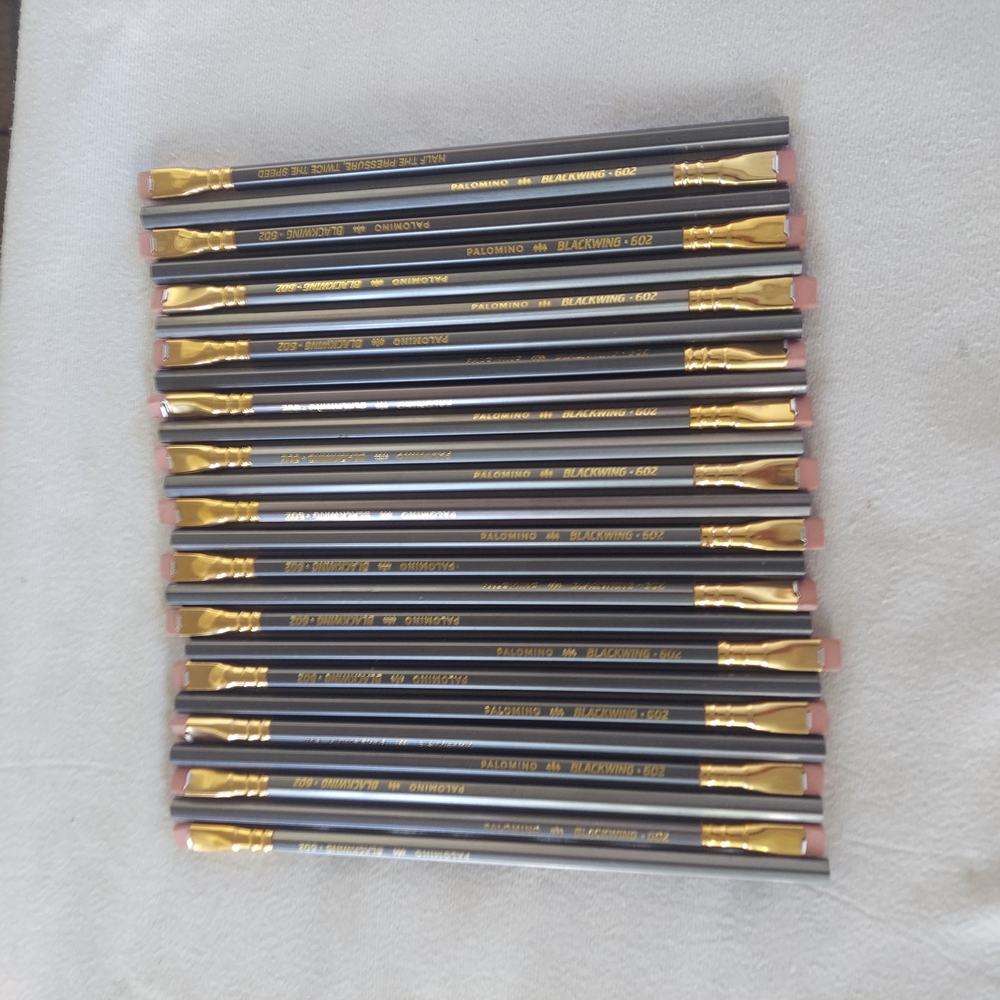 Gold and Black Pencils
